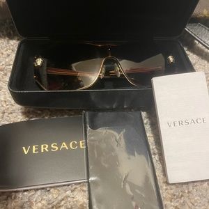 Authentic Versace Sunnies (with original case, auth booklet, unopened cloth)